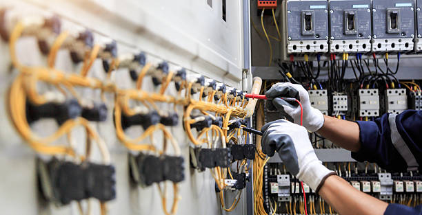 Professional Electrician technician working in Pine Bush, NY